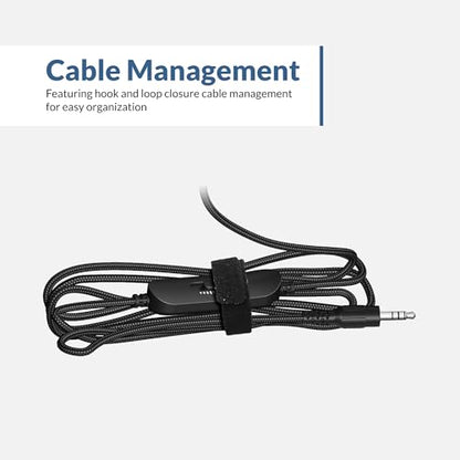 Cyber Acoustics AC-5002 3.5mm Stereo Headset with TuffCord, 20 Pack | Made with 60% Recycled Plastic, Durable for K-12 Classrooms or Home, Compatible with Xbox and PlayStation Controllers - size: 20-Pack