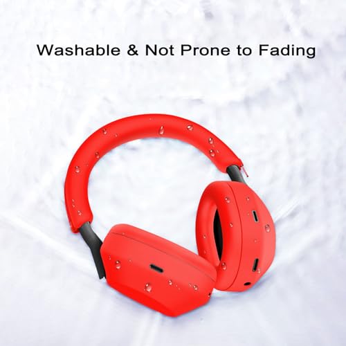 Siliocne Cover for Sony WH 1000XM6 Case Protector Headphone Case, WH 1000XM6 Accesories (Beige) - color: Beige