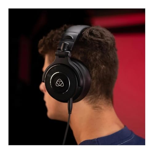 Atomos StudioSonic Professional Wired Over-Ear Headphones Studio Monitor Sound Quality for Recording, Mixing & Content Creation Black | Studio Monitor Sound Quality for Recording