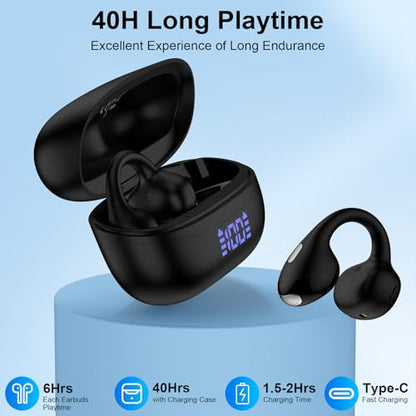 Open Ear Samsung Earbuds Wireless Bluetooth Headphones Clip On Ear Buds | for Samsung Galaxy S26 Ultra S26 Plus S25 FE S25 Edge S24 S23 S22 S21 S20 A57 A37 A17 A56 A36 A26 A16 A55 A35 A25 A15