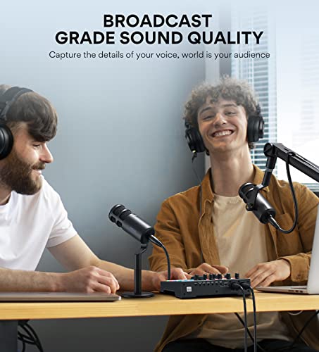 MAONO USB Audio Interface for PC & XLR Dynamic Microphone: Interface with XLR Input 24-bit/192kHz Routing Software Loopback for Recording Music, Guitar, Podcast, Streaming
