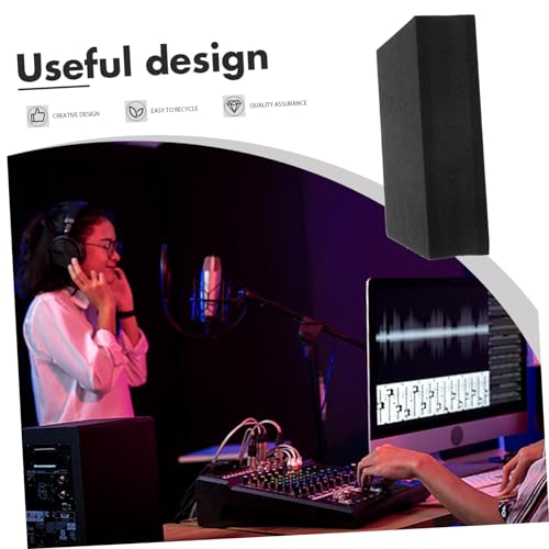 GALPADA Studio Monitor Isolation Pad Sound Absorbing Foam Platform for Subwoofer and Speaker Stability Acoustic Stand Noise Reduction Pad