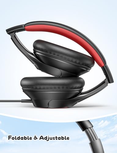 New Bee Kids Headphones,Wired,School,Toddler Headphones Baby Headphone Lightweight for Boys/Girls/Mac/Android/Kindle/Tablet/Pad - color: Black, size: wired