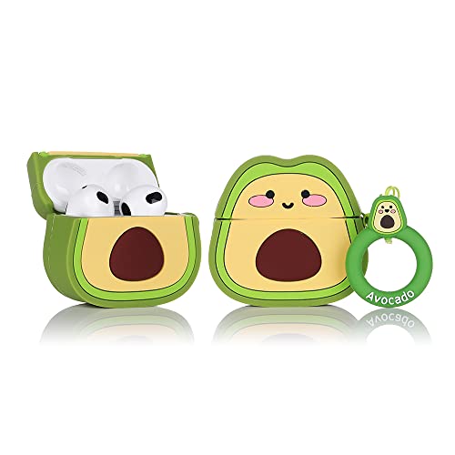 (2Pack+Cleaner Pen) XMBYGY Case for Apple AirPods 3rd Generation Wireless Earbuds with Cleaning Pen Kit, Silicone Cute Charging Case Shockproof Protective Cover and Carabiner for AirPods 3 (ST+AOD) - color: ST+AOD