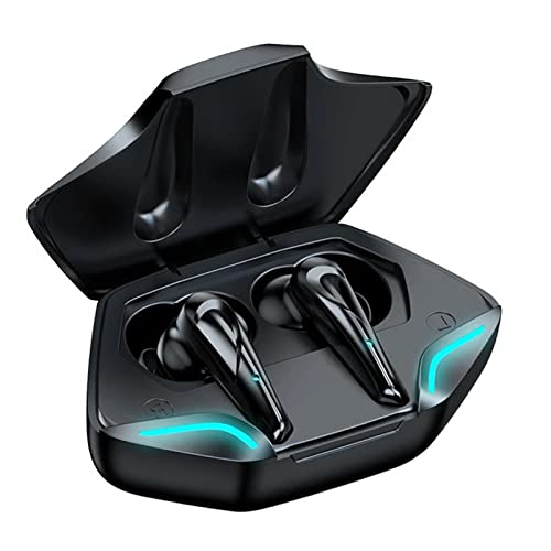 Yinhing K55 Gaming Earbuds Low Latency Headphones for Esports Battery Life Noise Reduction Cordless Gaming Earphones with Charging Case (K55)