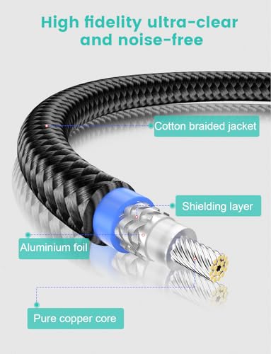 EMK 90 Degree Subwoofer Cable,RCA Male to Male Digital Coaxial Audio Cable for Television, DVD Player, Gaming Console, Projector, Speaker (90 Degree to 90 Degree, 3FT/1M) - size: 3 ft, style: 90 Degree to 90 Degree