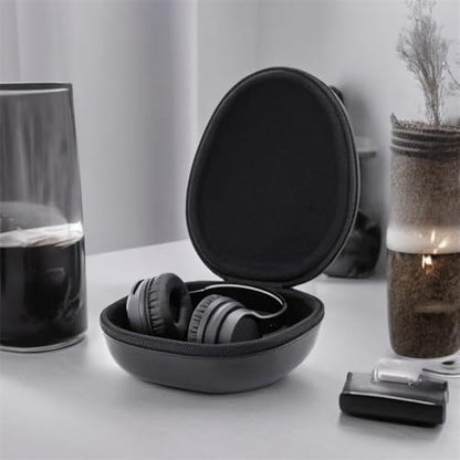 Hard Shell Case for Over The Ear Headphones Compatible for Beats, Sony, Bose, JBL, Samsung, Full Protection - Charcoal