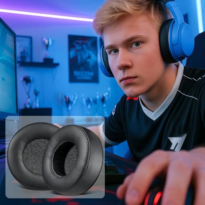 SOULWIT Earpads for Skullcandy Hesh/Hesh2 Headphones - Black | Not Fit Hesh 3/Hesh ANC/Hesh Evo Headphones - color: Black
