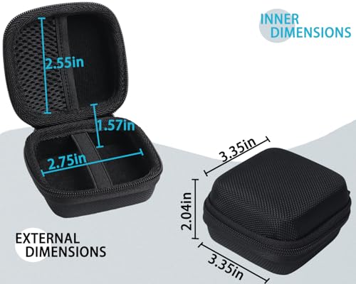Hard Protective Travel Case Compatible with Wireless Microphones, Boya Wireless Lavalier, Aikela, Leettus, Ejcc, Caiord, Pqrqp, Maybesta, Nptcl, Bulatry, Judkiom, Maxtop Mics,Black(CASE ONLY) - color: Black