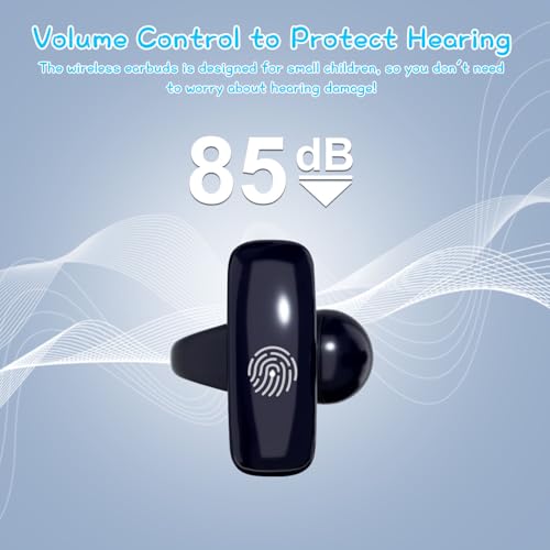 BANIGIPA Kids True Wireless Earbuds, Open Ear Headphones for Boy Girl Teen - color: Navy