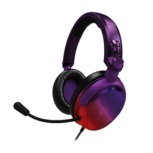 4Gamers C6-100 Strike Gaming Headset Red & Purple