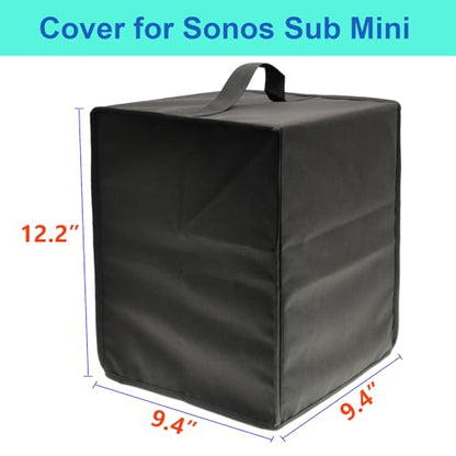 Speaker Cover for Sonos Sub Mini - Heavy Duty 600D Nylon, Dustproof, Water-resistant, Scratch-resistant - color: For Sonos Sub Mini