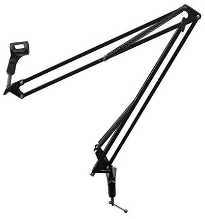 AKG C114 Bundle: Professional Multi-Pattern Large Diaphragm Condenser Recording Microphone, DMS40 40 in Boom Arm Desk Stand with Clamp, 2-Items