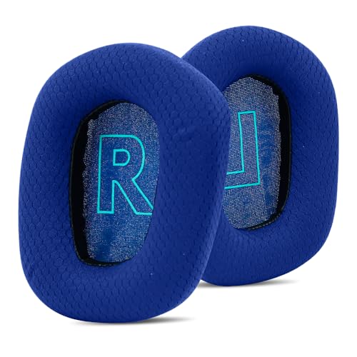 Replacement Earpads for Logitech G733 G535 G335 Lightspeed Wireless Gaming Headset, Ear Pads Cushions with Comfort Noise Isolation Foam (Blue) - color: Blue