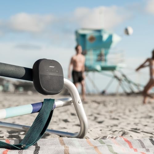 Bose SoundLink Micro Bluetooth Speaker: Small Portable Waterproof Speaker with Microphone, Black - color: Black