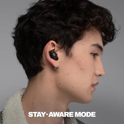Skullcandy Dime 360 Wireless Earbuds with Clip-Anywhere Case - True Black | In-Ear Fit, Bluetooth, Noise Isolating, 28 Hours Battery, Microphone for iPhone Android, Easy Clip-On Design for Travel - color: True Black