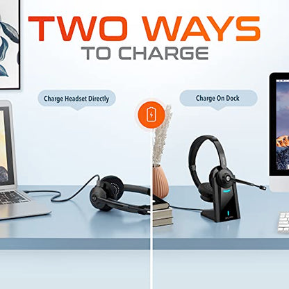 Delton 35X Bluetooth Computer Headset with Noise Cancelling Mic