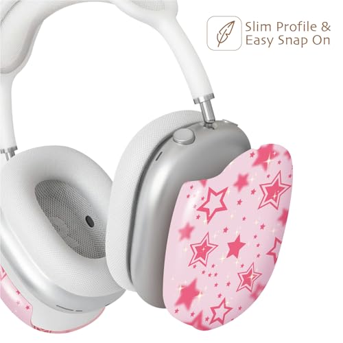 iBenzer Protective Case for AirPods Max Headphones, Ear Cups Cover for Apple AirPods Max (2024 USB-C / 2020 Lightning), Starry Pink, AP-MAX-135 - color: Starry Pink