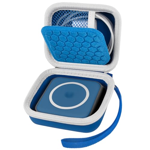 Hard Case for UCOMX/Hicober 3-in-1 Charger, Box Only | Hard shell case for UCOMX, Hicober, Iseyyox, LISEN and RTOPS 3-in-1 charger users, with divider and mesh pocket - color: Blue