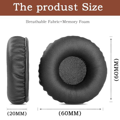 Audio 478 Ear Pads YDYBZB Earpads Earpads Ear Cushions Covers Replacement Compatible with Plantronics Audio 478 USB Headset Headphones Protein Leather