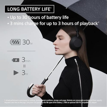Sony WH-1000XM6 The Best Noise Canceling Wireless Headphones, HD NC Processor QN3, 12 Microphones, Adaptive NC Optimizer, Mastered by Engineers, Studio-Quality, 30-Hour Battery with Deco Guide Bundle - color: Ash