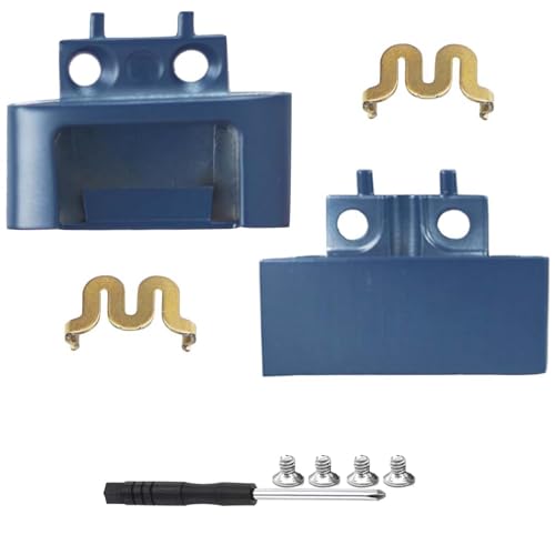 Solo 4 Hinge Replacement Headband Connector Metal Folding Hinge Clip Pin Cover Repair Parts Set Kit Accessories Compatible with Beats Solo 4 Wireless (Model A2924) Headphones. (Slate Blue) - color: Slate Blue
