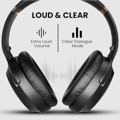 Avantree Duet - Dual Wireless Headphones for TV Watching | Clear Voice & Loud Volume for Seniors and Hard of Hearing, Easy Plug & Play Setup, with 2.4GHz RF Transmitter & Charging Dock