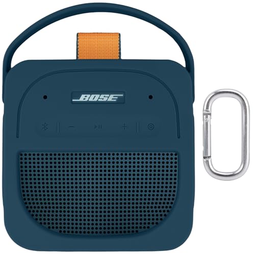 Silicone Cover for Bose SoundLink Micro 2nd Bluetooth Speaker | Scratch-resistant, Unhindered Sound, Silicone Construction, Portable Carrying Silicone Cover, Twilight Blue Silicone Cover - color: Twilight Blue Cover