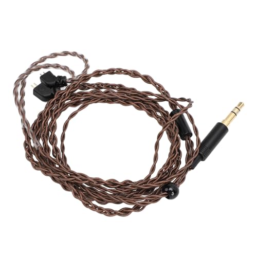 2 Pin 0.78mm Earphone Upgrade Cable, Bluetooth Free Wired Earbuds Cable with 3.5mm Plug, OFC Free Clear Sound Replacement for AS12 AS16 ZSX ZSN ZS10 Pro