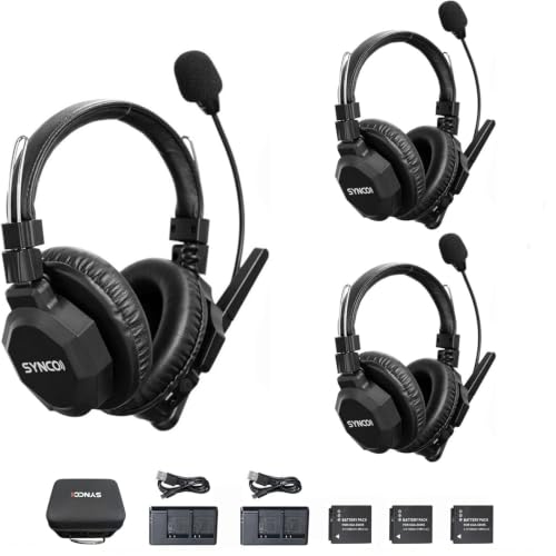 SYNCO Xtalk Xmax3 Wireless Intercom Headset System 2.4G - size: Xmax3/3 PCS