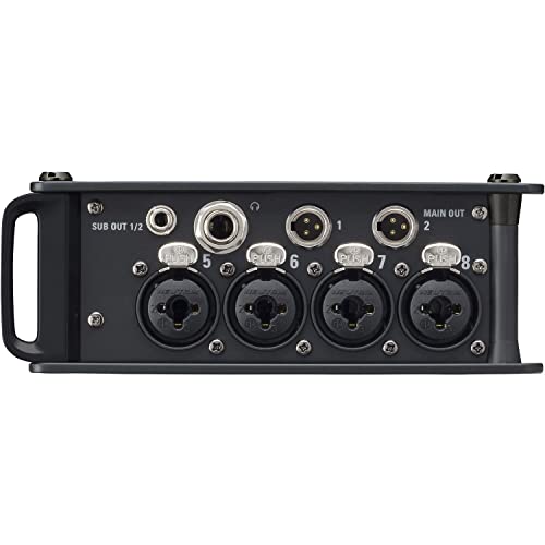 Zoom F8n Pro Professional Field Recorder/Mixer, Audio for Video, 32-bit/192 kHz Recording, 10 Channel Recorder, 8 XLR/TRS Inputs, Timecode, Ambisonics Mode, Battery Powered Bundle