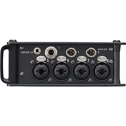 Zoom F8n Pro Professional Field Recorder/Mixer, Audio for Video, 32-bit/192 kHz Recording, 10 Channel Recorder, 8 XLR/TRS Inputs, Timecode, Ambisonics Mode, Battery Powered Bundle
