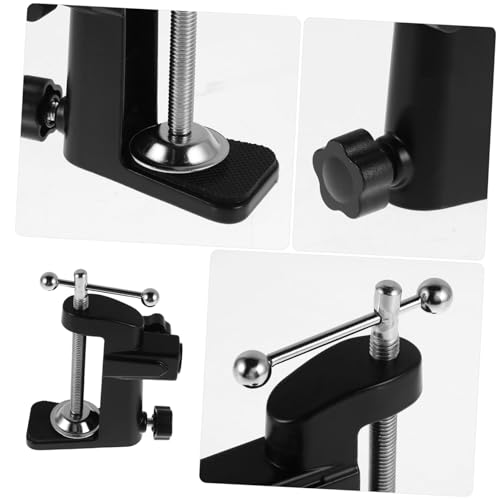 Adjustable Microphone Desk Mount Clamp with Aluminum Alloy Base