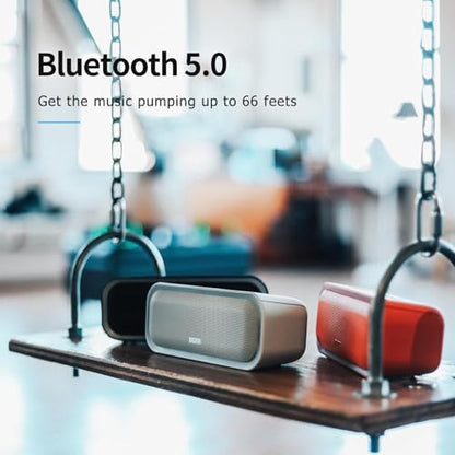 DOSS SoundBox Pro Bluetooth Speaker, 20W Stereo Sound, Active Extra Bass - color: Black