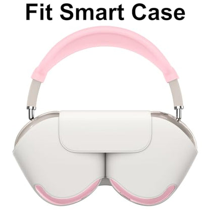 Silicone Case Cover for AirPods Max 2/AirPods Max Headphones, Gradient Pink - color: Pink-TMJB