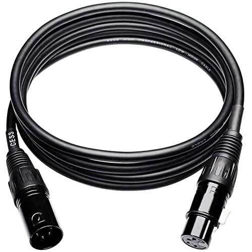 CNCESS 4-Pin XLR Male to Female Balanced Extension Cable, 6 ft, 1 Cable - size: 6 Feet, 1-Pack
