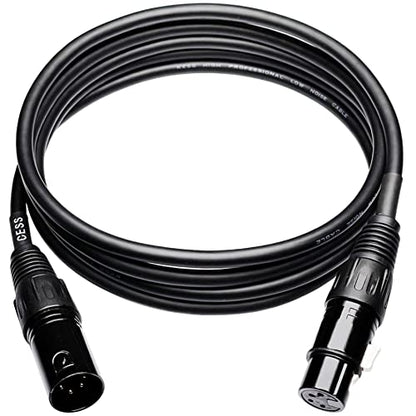 CNCESS 4-Pin XLR Male to Female Balanced Extension Cable, 6 ft, 1 Cable - size: 6 Feet, 1-Pack
