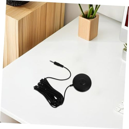Calibration Microphone for Audio Tuning Measurement Mic for Desktop Conference and Theater Systems 3.5mm Plug, 2-Pole Mono Straight Plug Precise Voice Pickup Noise Reduction