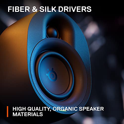 SteelSeries Arena 7 RGB Illuminated 2.1 Gaming Speakers with Powerful Bass, Subwoofer, and Bluetooth - For PC, PlayStation, Mobile - style: Arena 7