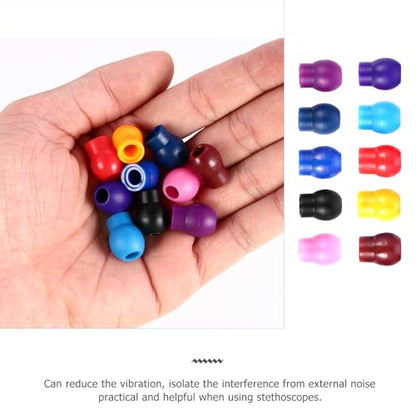 Healifty 10 Pairs Ear Plugs Replacement Tips for Comfort and Noise Isolation Compatible with Most Parts