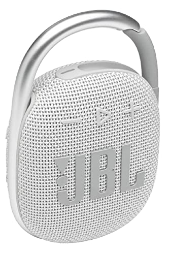 JBL 2 Pack Clip 4 Waterproof Wireless Audio Bluetooth Speaker Bundle (White) - color: White