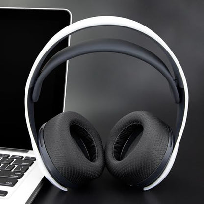 SOULWIT Earpads for Sony Pulse 3D (PS5) Wireless Headset, Ear Pads Cushions with Noise Isolation Foam - MF Black