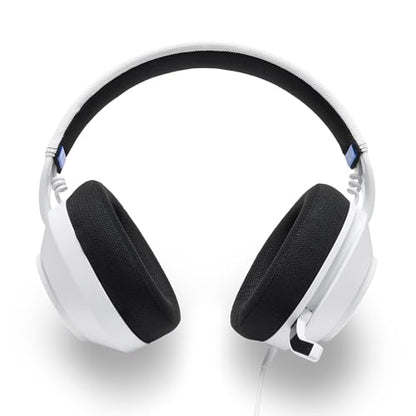 PowerA LucidSound LS10P Gen 2 Wired Gaming Headset for PlayStation - White, Quick-Access Audio Controls, Designed for Comfort, Premium Audio, flip-to-Mute Boom mic, PC Compatible - style: White