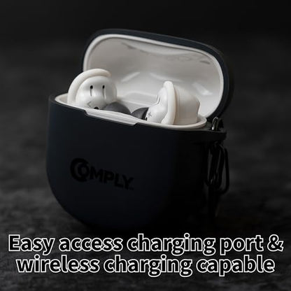 Comply Silicone Protective Case | For Bose QuietComfort II, Ultra & Ultra 2, Soft-Touch Matte, Drop/Scratch Resistant Cover, Wireless Charging Compatible