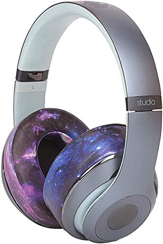 Replacement Ear Pads Cushions for Beats Studio 2 & Studio 3 Wired & Wireless Headphones, Earpads with Soft Protein Leather, Noise Isolation Memory Foam, Added Thickness - Galaxy - color: Galaxy