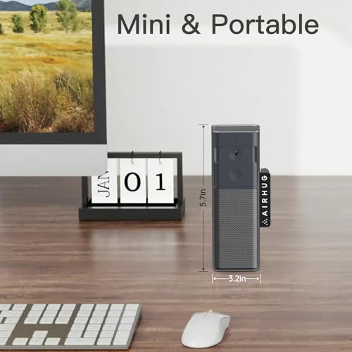 AIRHUG 3 in 1 1080P Webcam with Microphone & Speaker