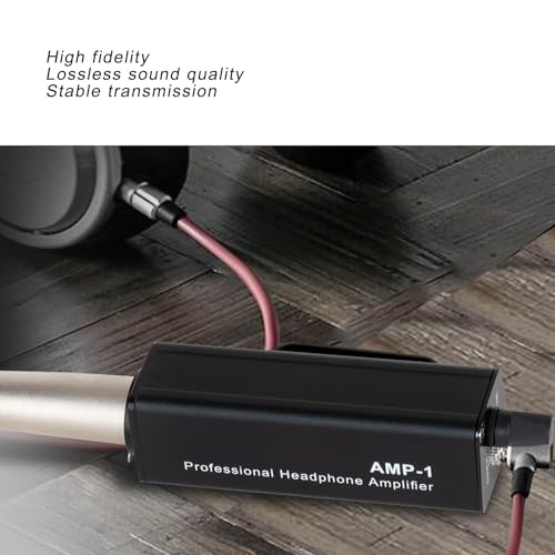 XLR to 3.5mm Headphone Amplifier Converter Volume Controller for Professional Audio and Portable Devices