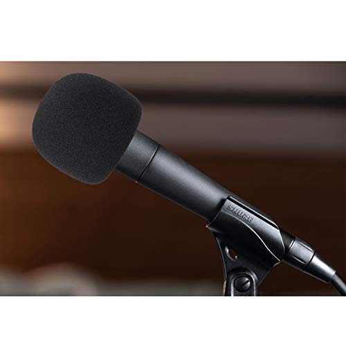 SM57 Pop Filter Foam Cover - Mic Windscreen with Furry Wind Screen Windjammer Compatible with Shure SM-57 Microphone to Blocks Out Plosives by YOUSHARES (2 PCS)