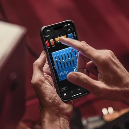 Positive Grid Spark MINI Vai 10W Portable Smart Amp, Designed by Steve Vai | Exclusive Mandala grille, burgundy tolex, burgundy weave cable & 4 custom Steve Vai presets. 100k+ tones, smart app. - color: Vai Burgundy