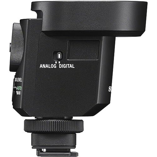 Sony Digital Shotgun Microphone ECM-M1,Black | Shoe support for battery-free & cable-free operation, Versatile selection of eight audio recording modes, Multi, Interface
